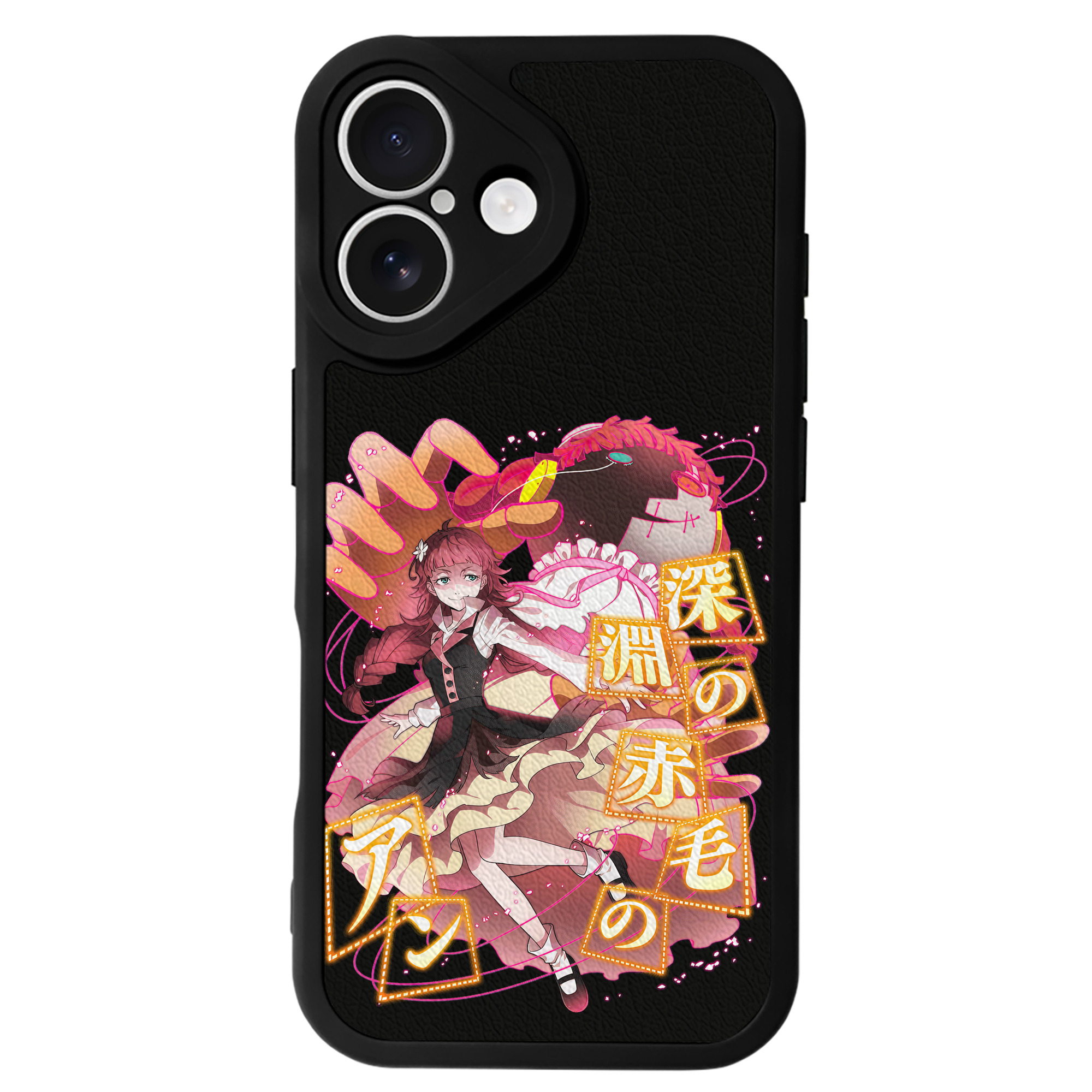 （画像用） 文豪ストレイドッグス Bungo Stray Dogs 【iPhone 16シリーズ対応】シリコンスマホケース（レザー調） 材質：シリコン